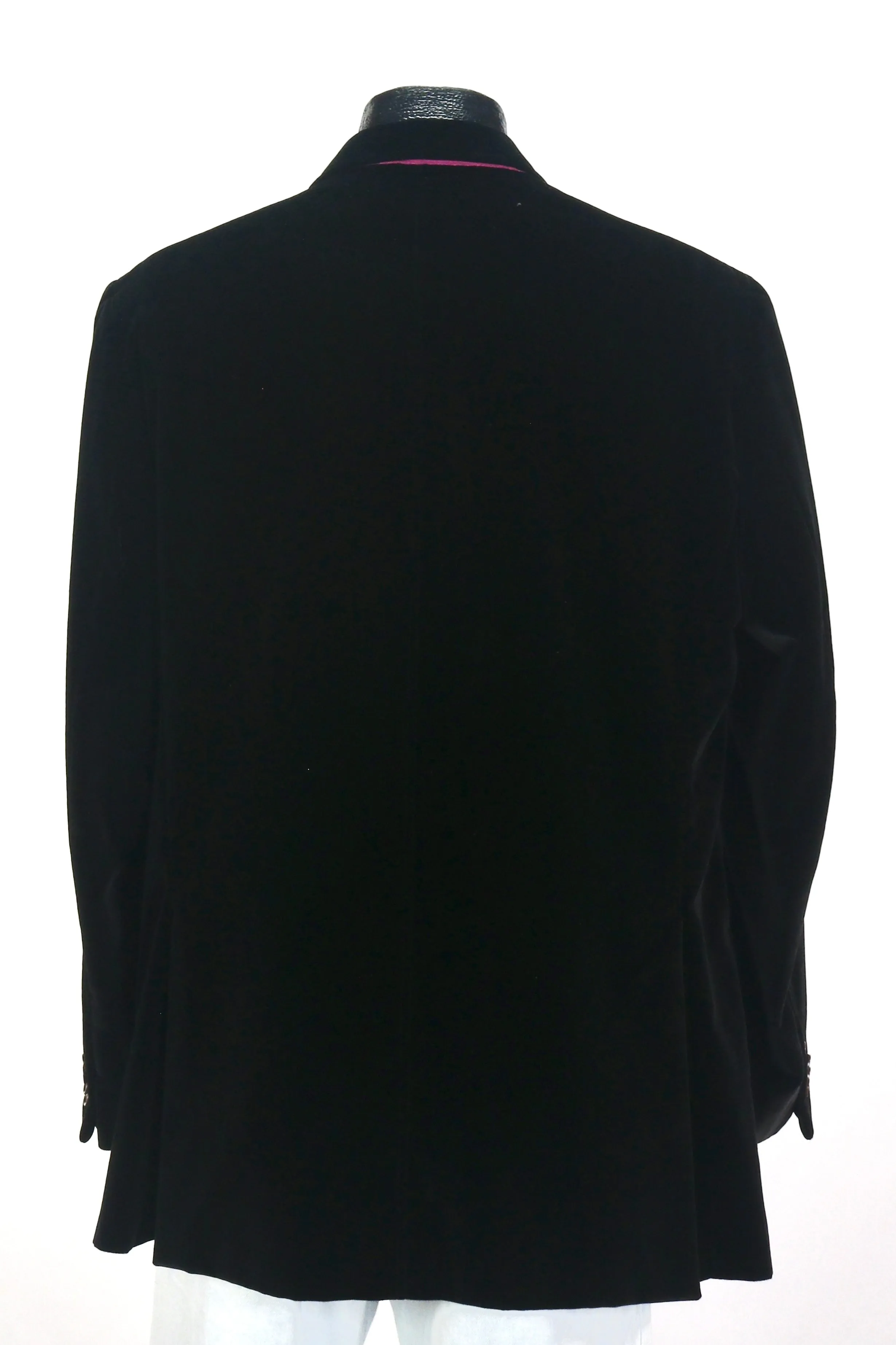 00s Etro Black Velvet Blazer     M