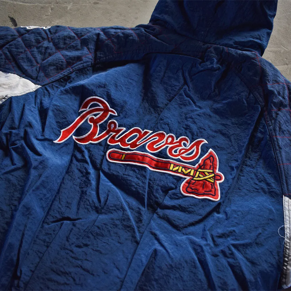 90’s STARTER “MLB Atlanta Braves” 中綿入り ナイロンジャケット 230111