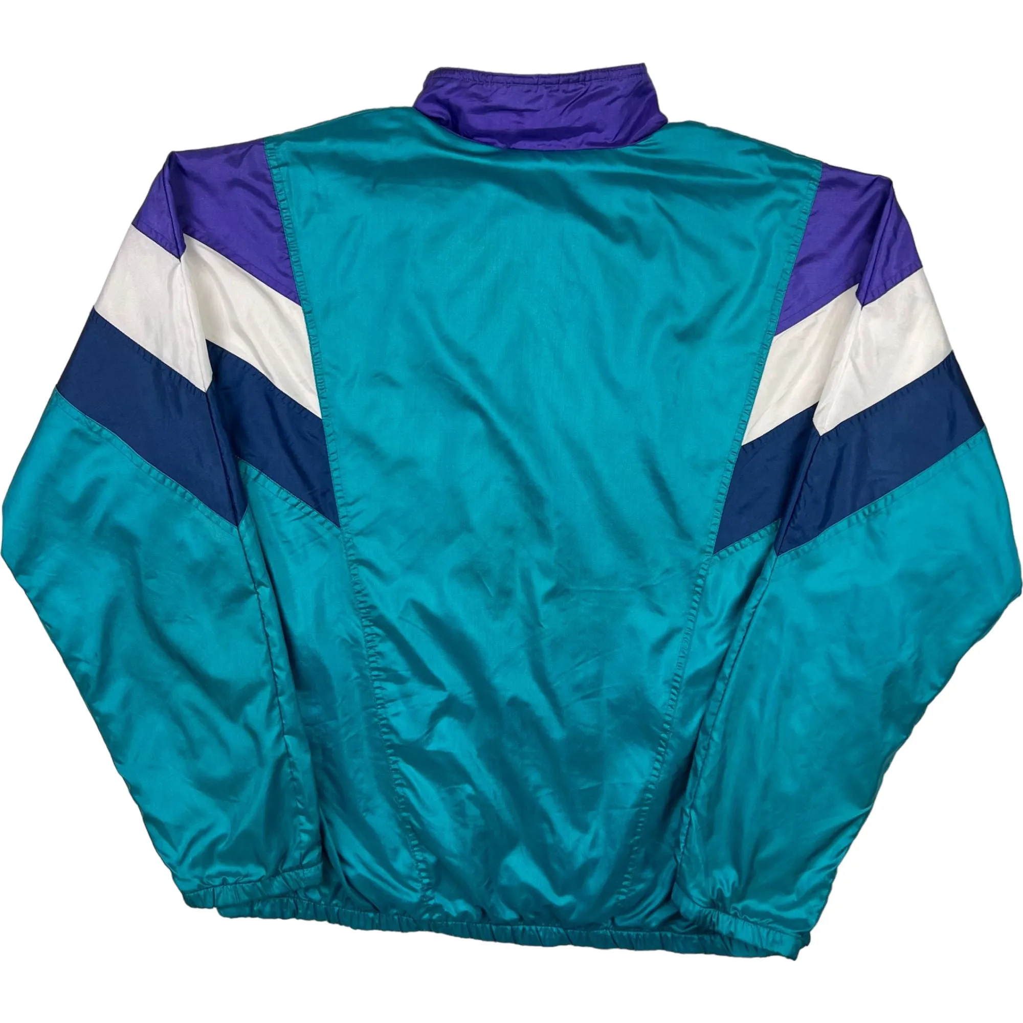 Adidas 90's Colourblock Track Jacket Teal Purple White