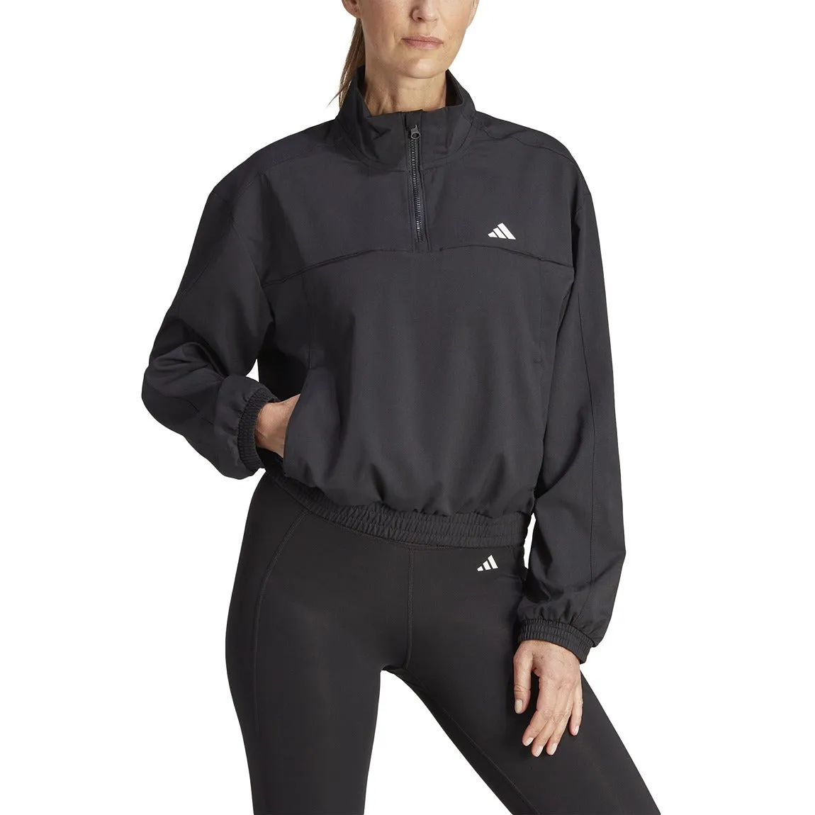 adidas AEROREADY Train Essentials Woven Quarter-Zip Track Jacket - Women