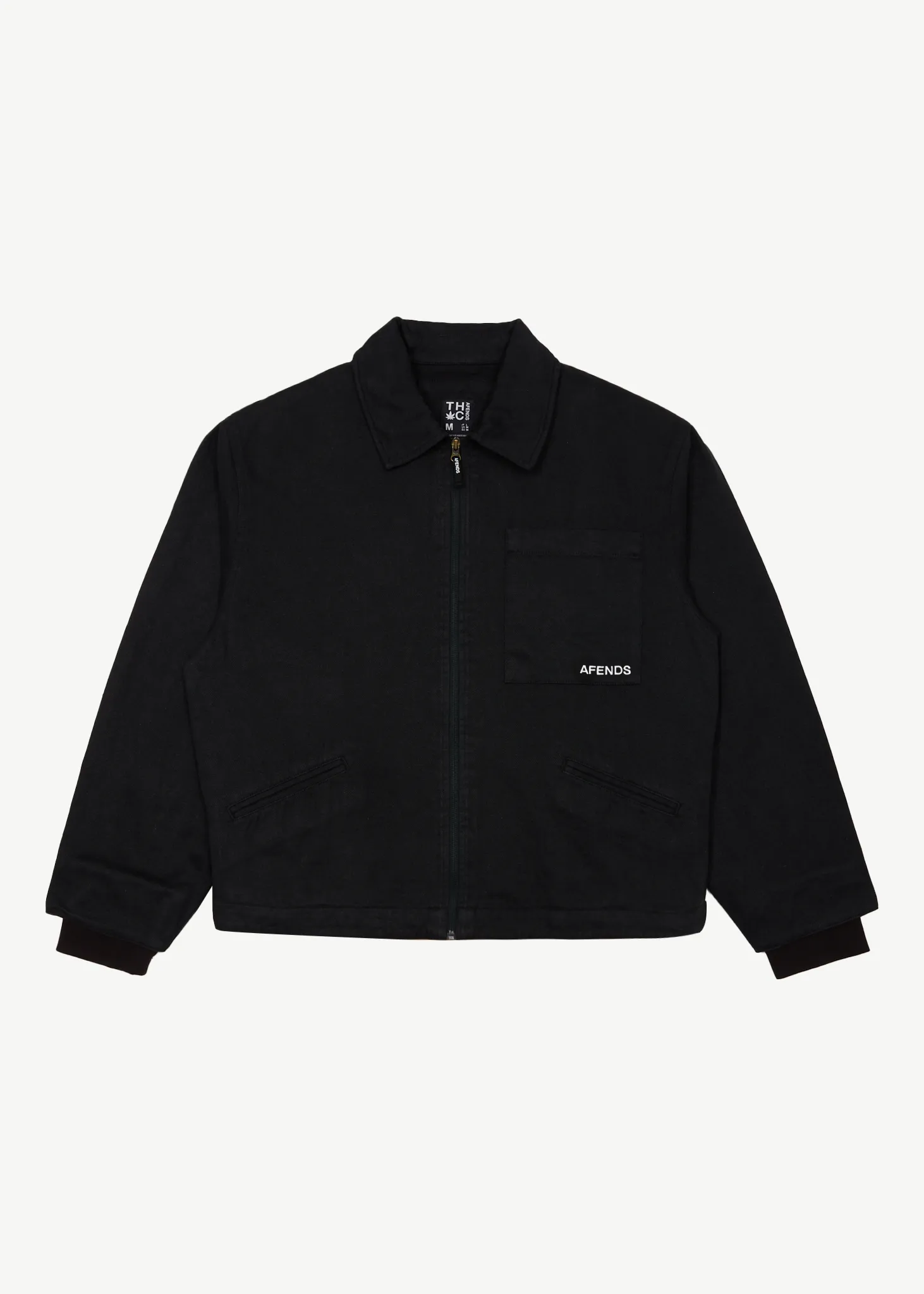 AFENDS Unisex Oracle - Carpenter Jacket - Black