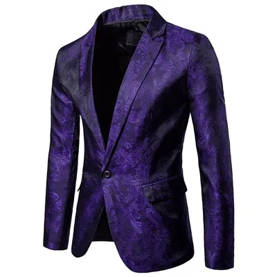 Aidase (Jackets   Pants) Men Business Casual Slim Suit Sets Fashion printed Tuxedo Wedding formal dress Blazer stage performances Suit