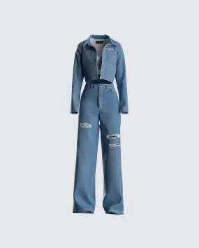 Amelia Denim Set