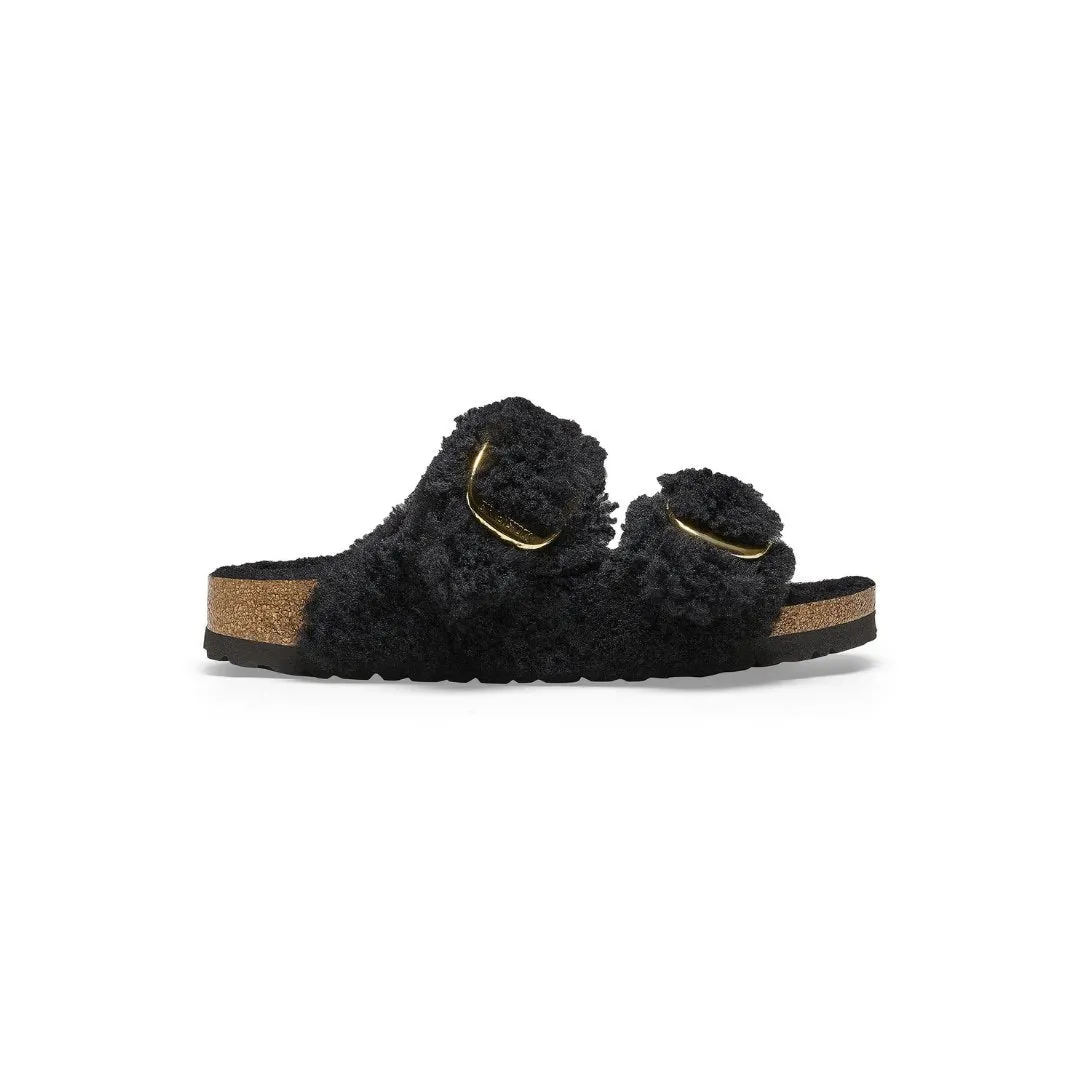 Arizona Big Buckle Shearling Black Gold