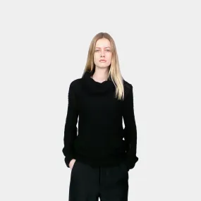 Astrid Knitted Asymmetrical Turtleneck