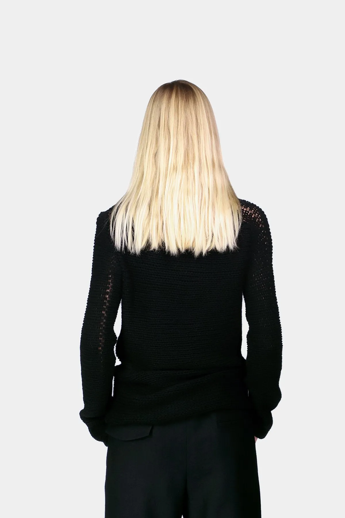 Astrid Knitted Asymmetrical Turtleneck