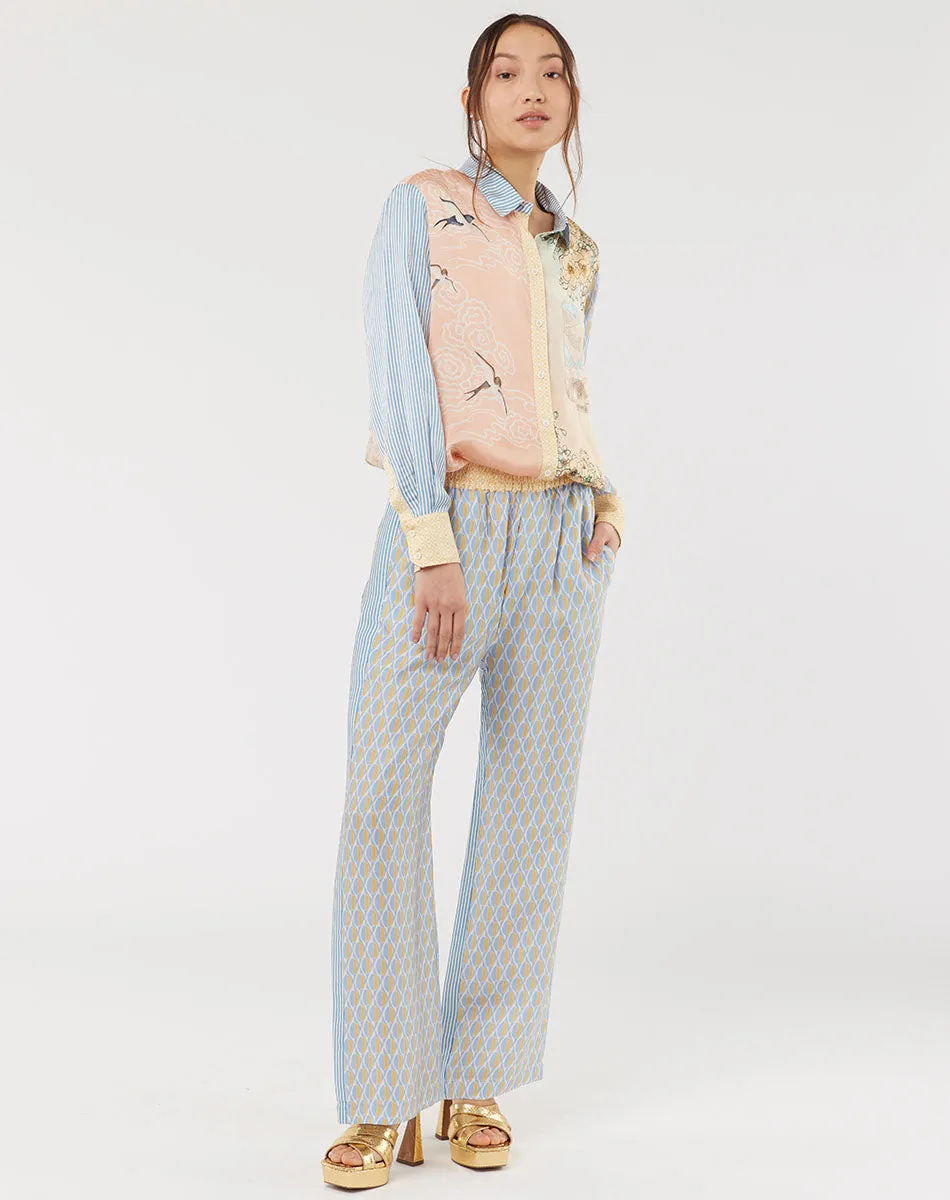 Bailey Straight Leg Romance Printed Pants