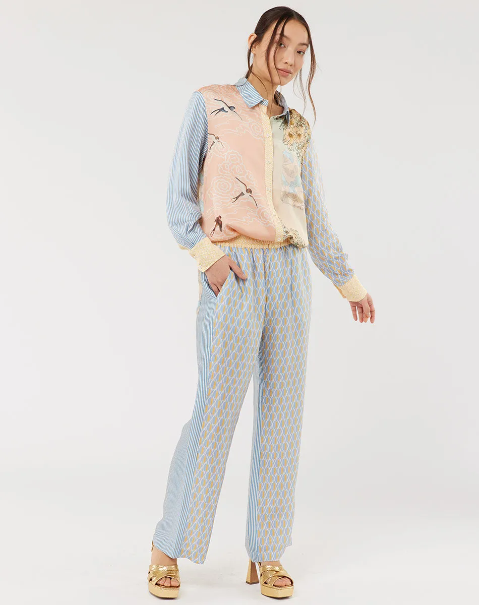 Bailey Straight Leg Romance Printed Pants