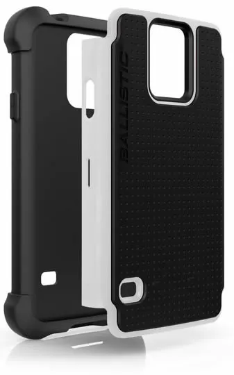 Ballistic Tough Jacket Case for Samsung Galaxy S5 G900 - Black/White