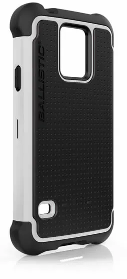 Ballistic Tough Jacket Case for Samsung Galaxy S5 G900 - Black/White