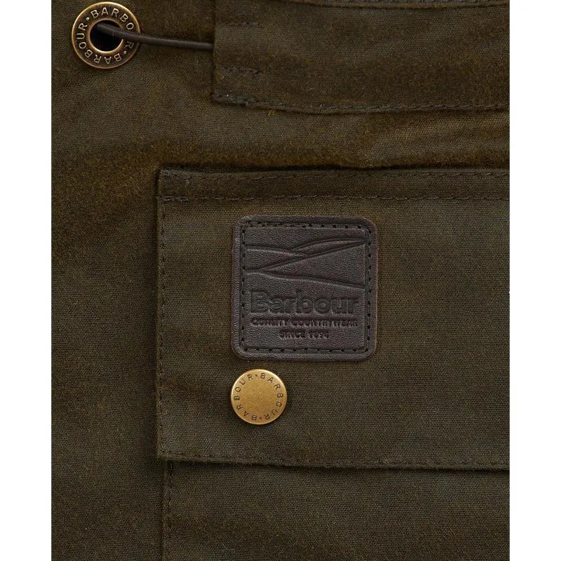 Barbour Ripon Mens Wax Jacket - Olive