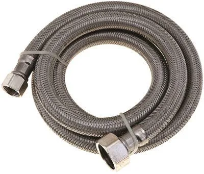 Bathroom Connector Stainless 3/8 Inch  Compression X 1/2 Inch  Fip X 48 Inch  Length