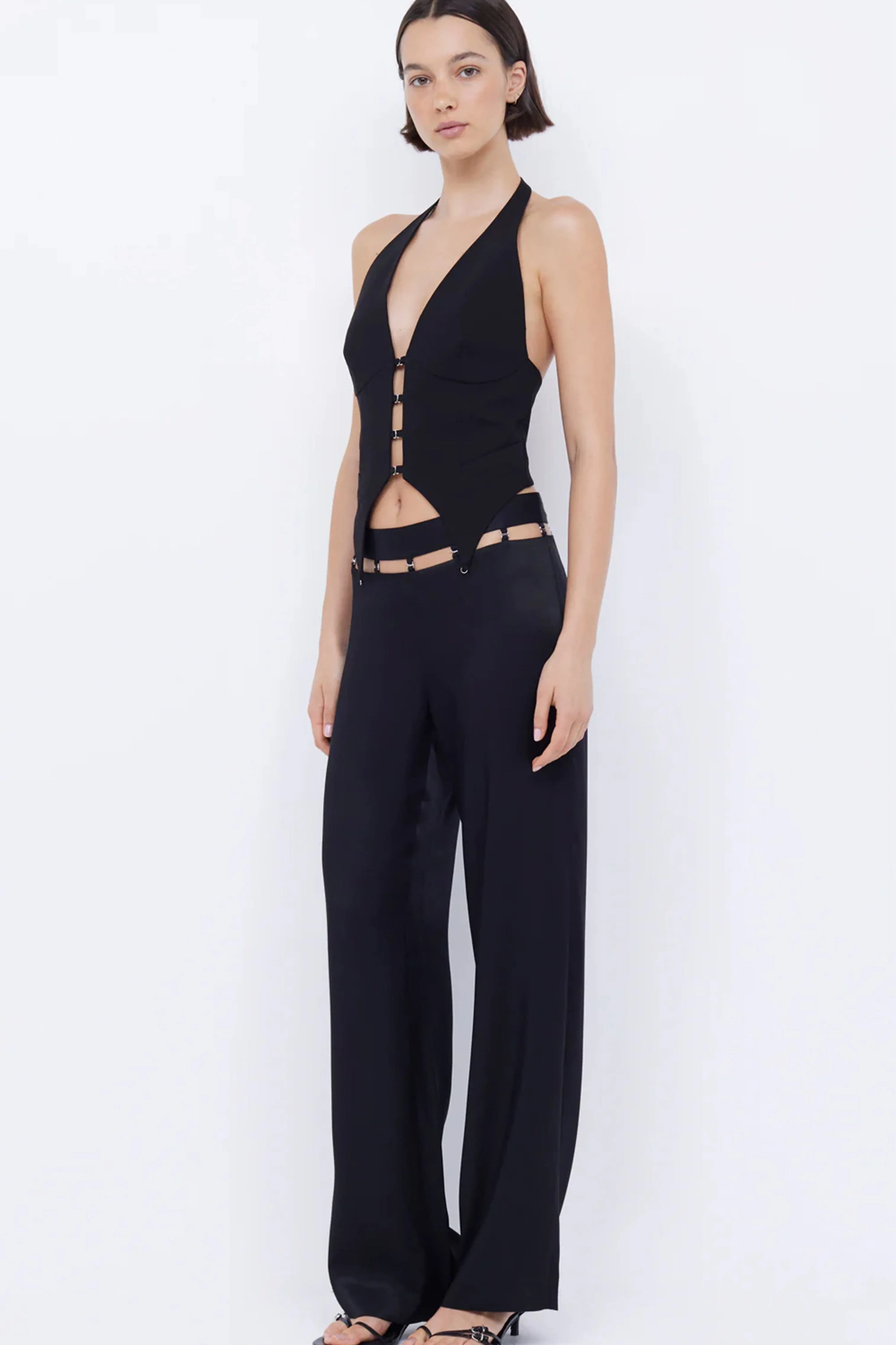 BEC   BRIDGE | Wilder Halter Top - Black