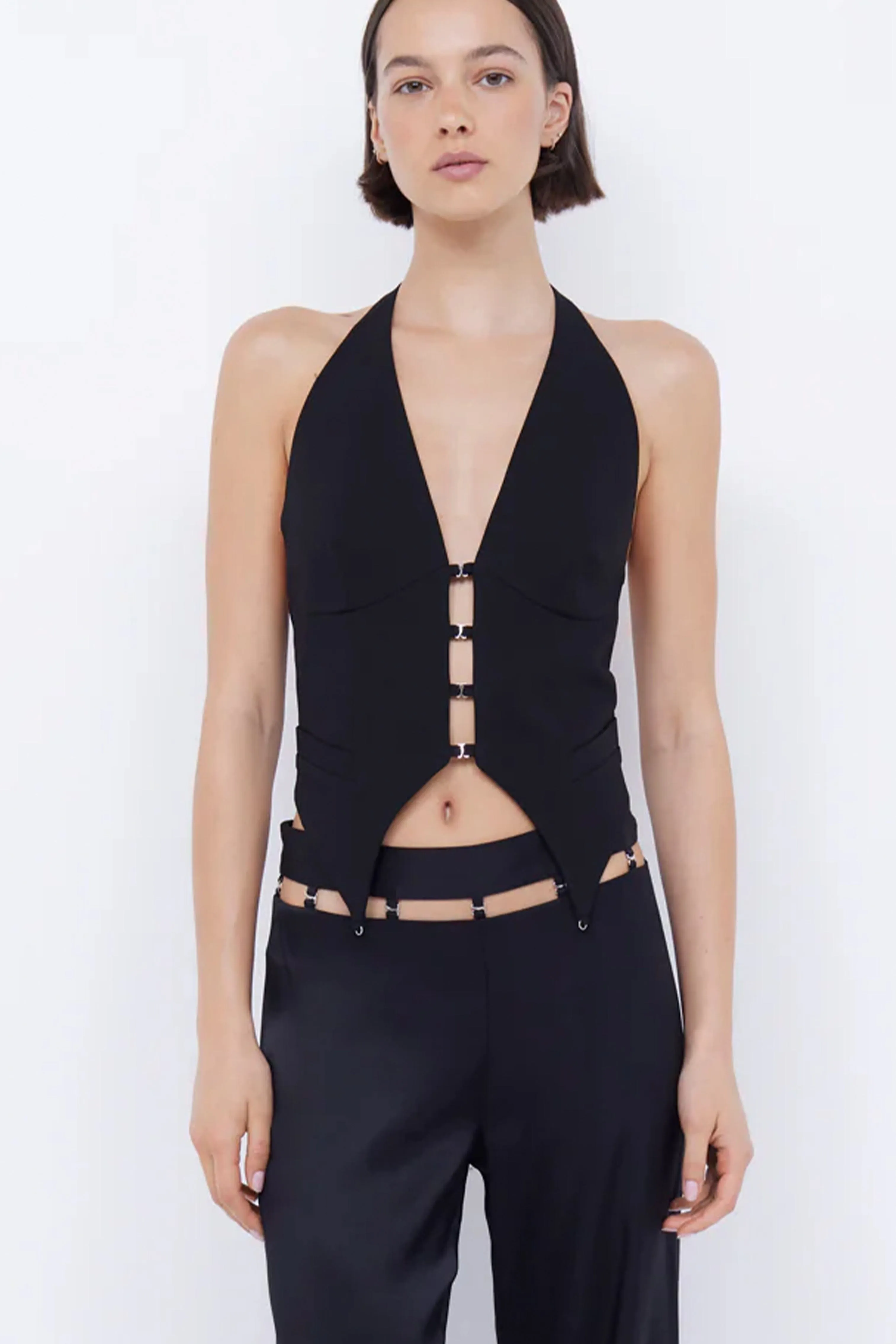 BEC   BRIDGE | Wilder Halter Top - Black