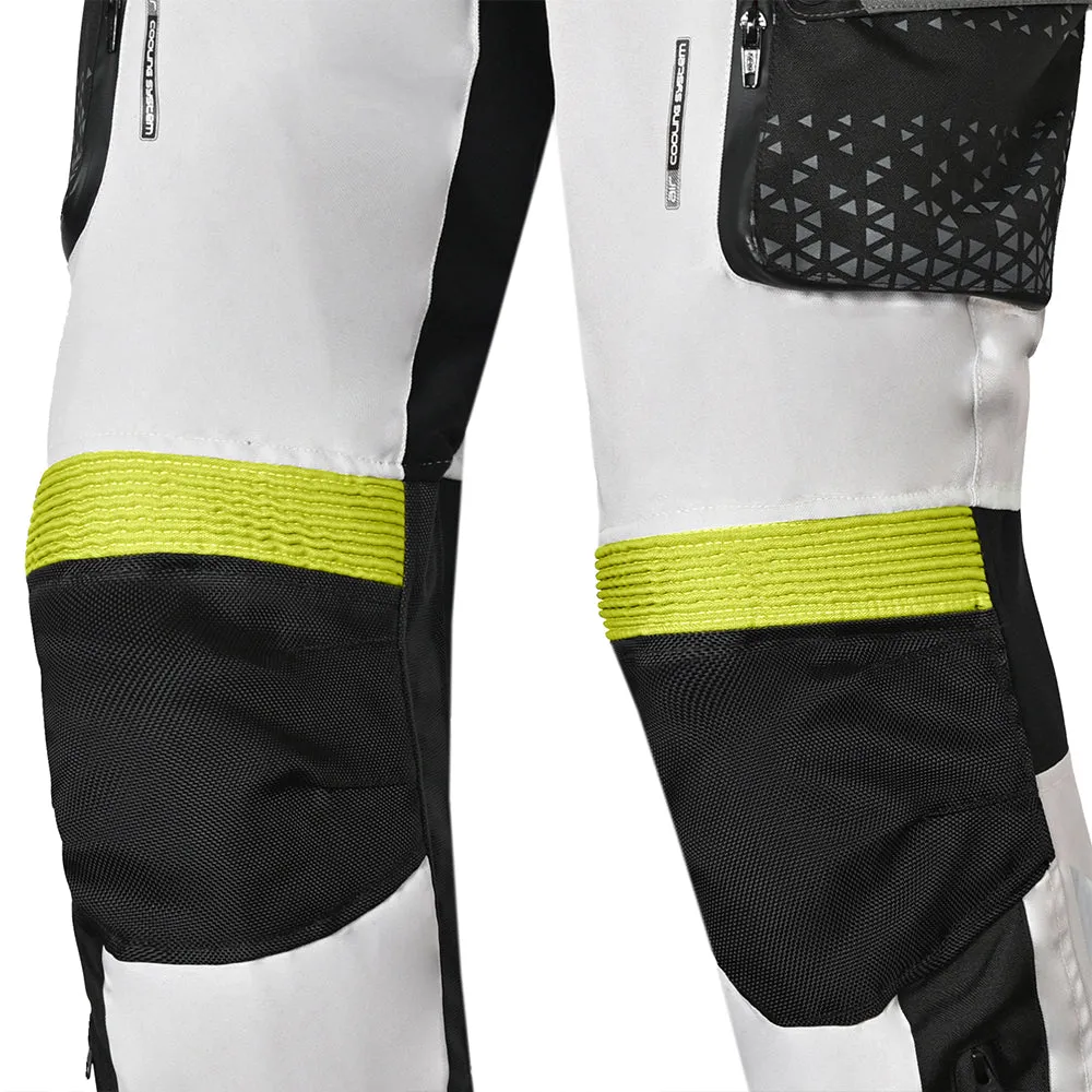 BELA Crossroad Extreme WR 34L- Textile Pant - Ice Black Yellow Flouro