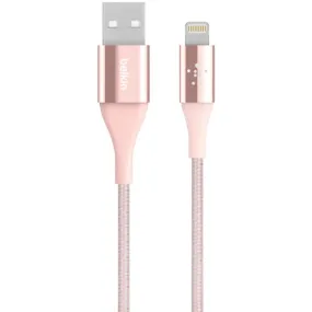 Belkin F8J207bt04-C00 MIXIT? DuraTek Lightning to USB Cable, 4ft (Rose Gold)