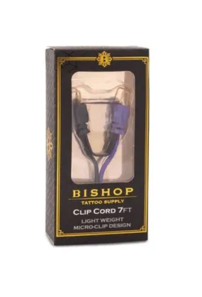 Bishop Premium Lightweight Clip Cord - 7 ft, Choose from 3 Different Colors.