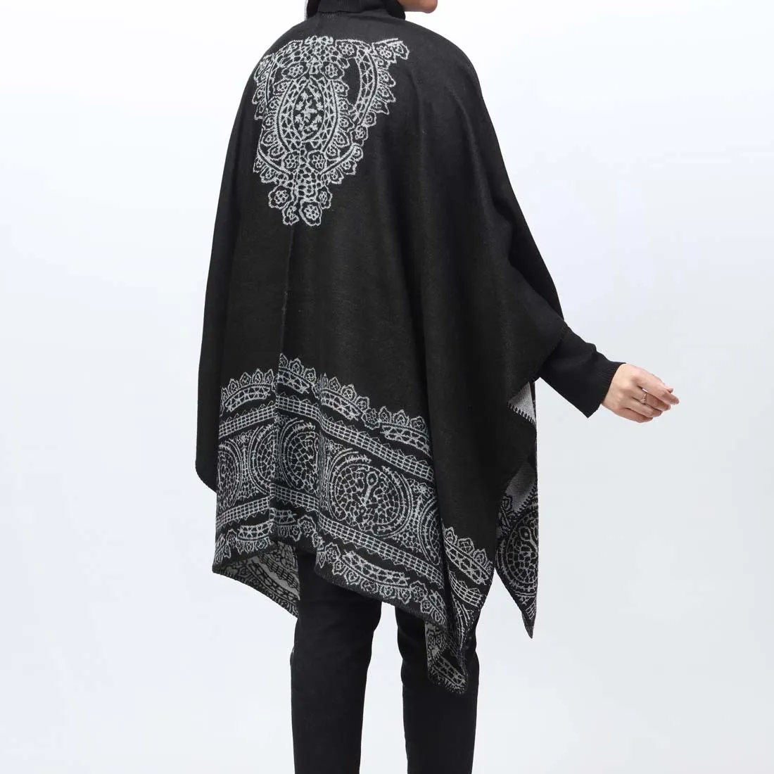 Black Cape Shawl PW9802