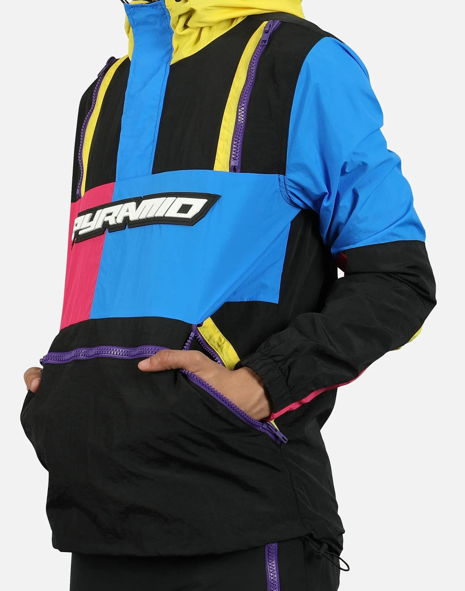 Black Pyramid TECH COLORBLOCK PULLOVER JACKET