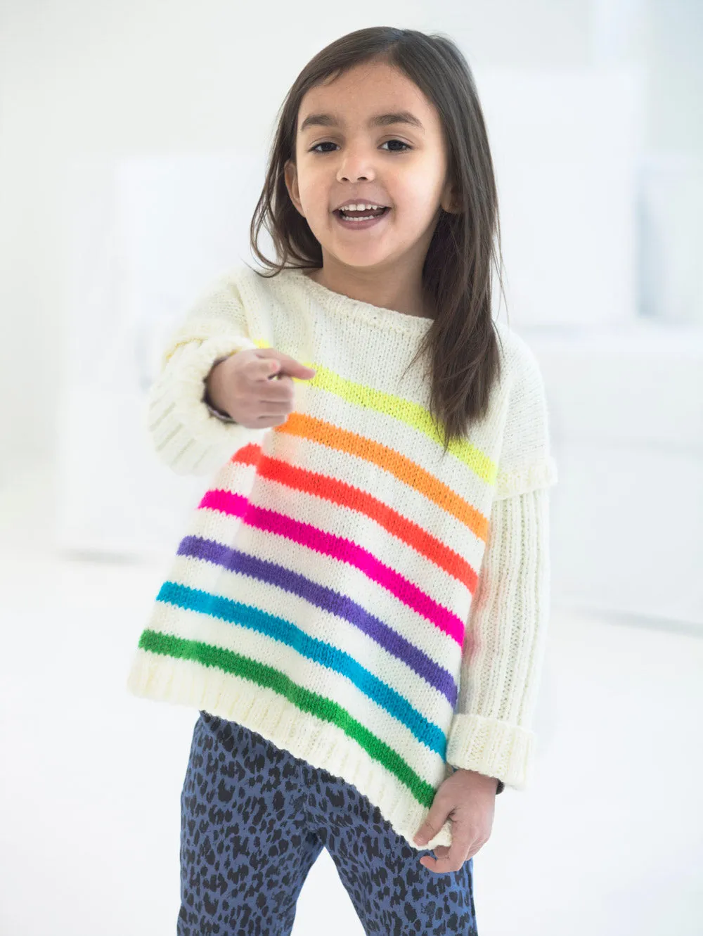 Bright Stripes Pullover (Knit)