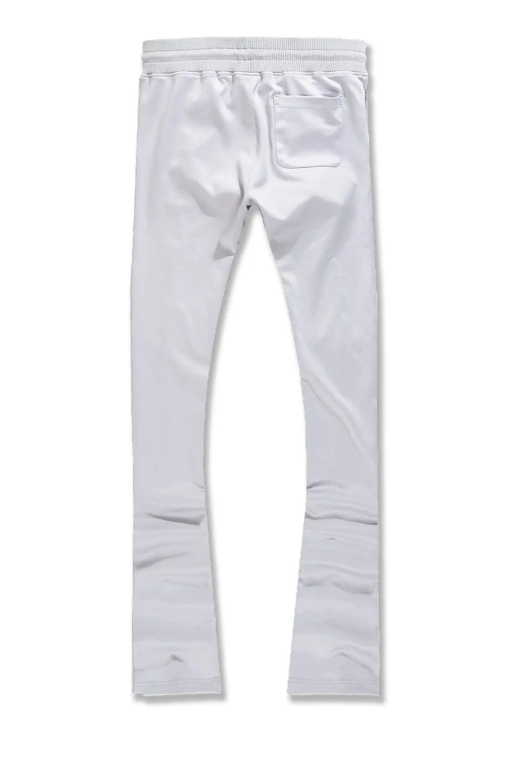 Calabria Stacked Track Pants (Cement)