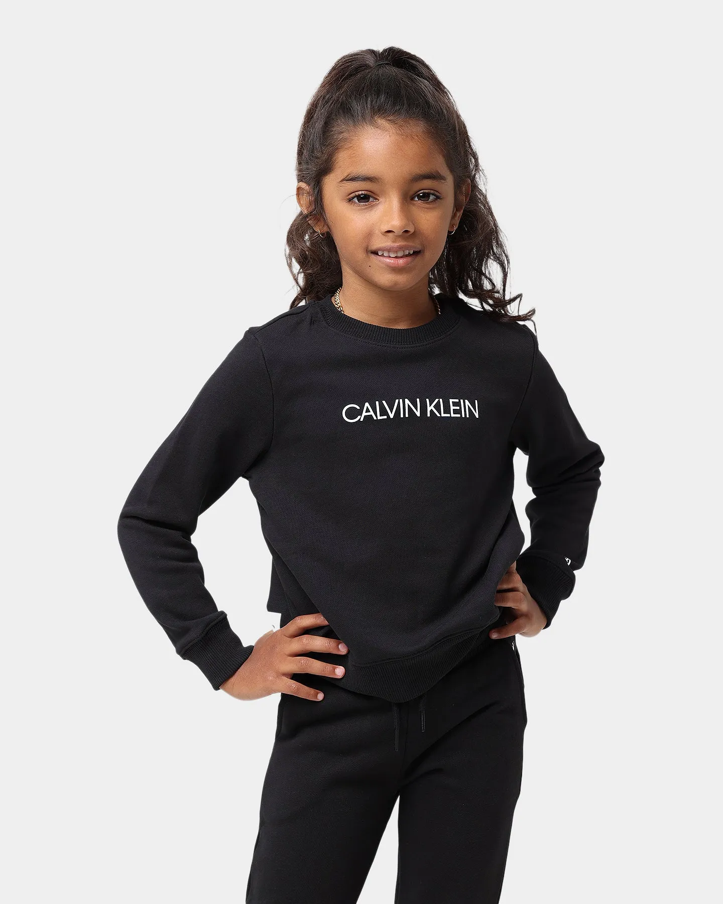 Calvin Klein Kids' Essential HWK Sweat Pants Set Black