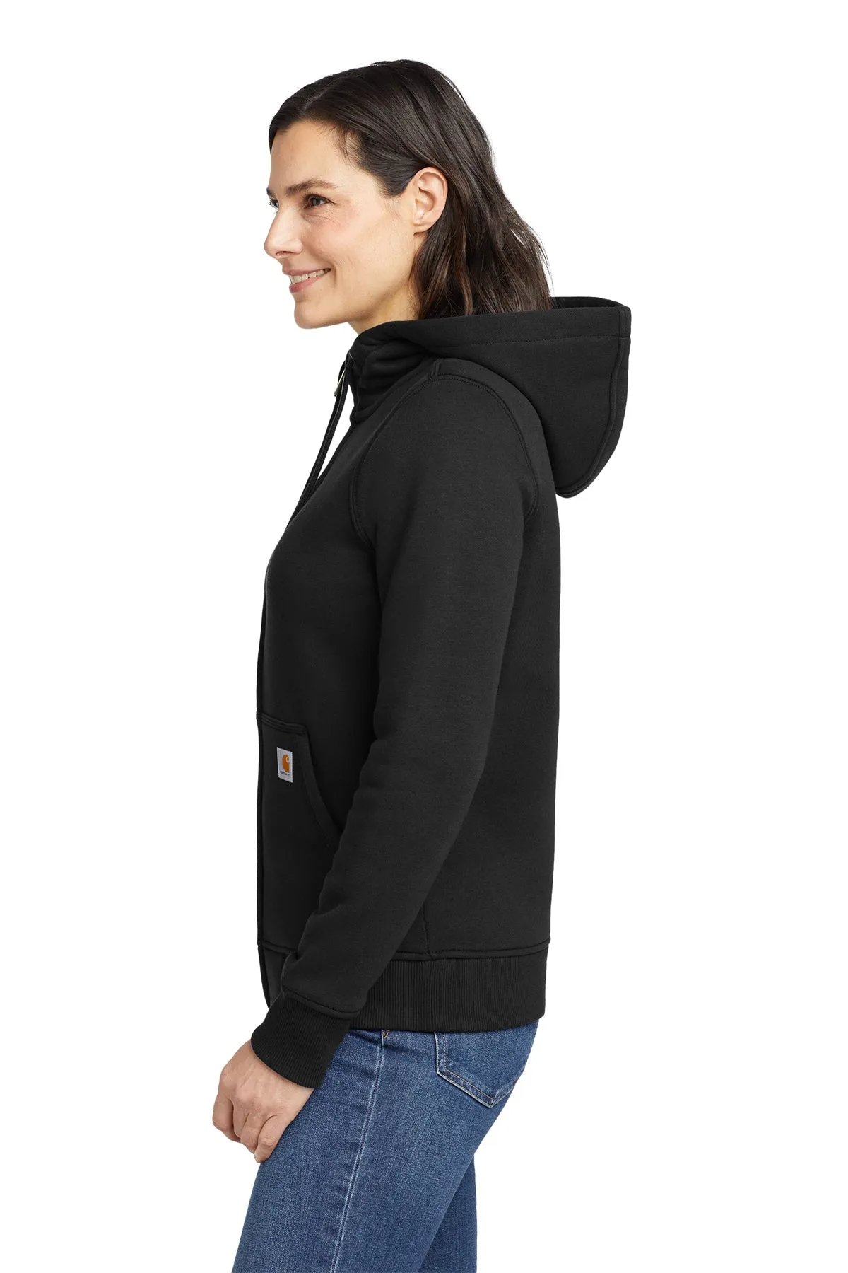 Carhartt Womens Clarksburg Full-Zip Hoodie, Black [AST]