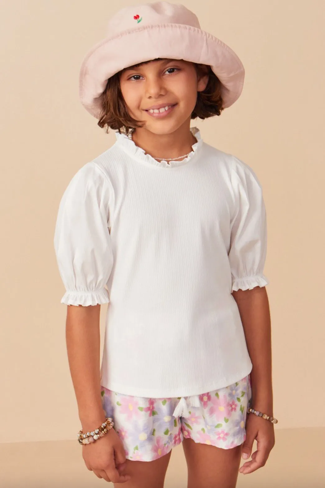 Carmen Cinched Tween Top