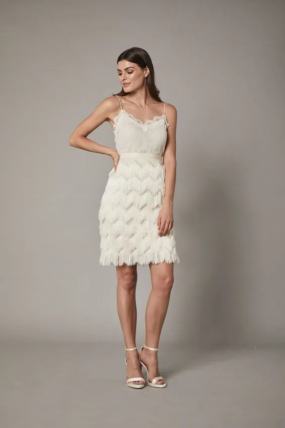 Catherine Deane Raya Tassel Skirt