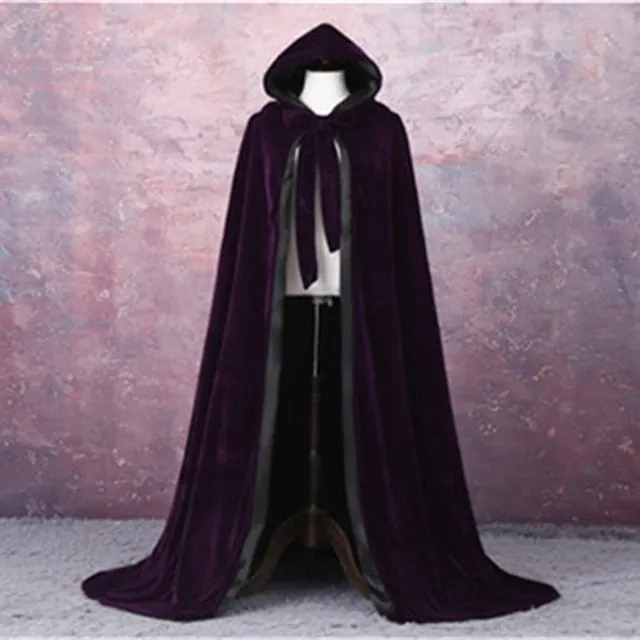 Catherine- the Velvet Hooded Cape 8 Colors