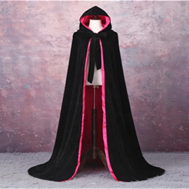 Catherine- the Velvet Hooded Cape 8 Colors