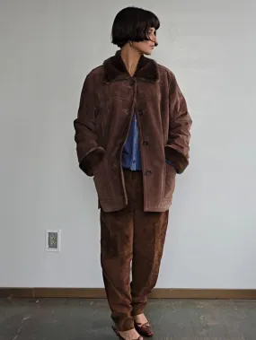 Cinnamon Shearling Chore Coat (L)