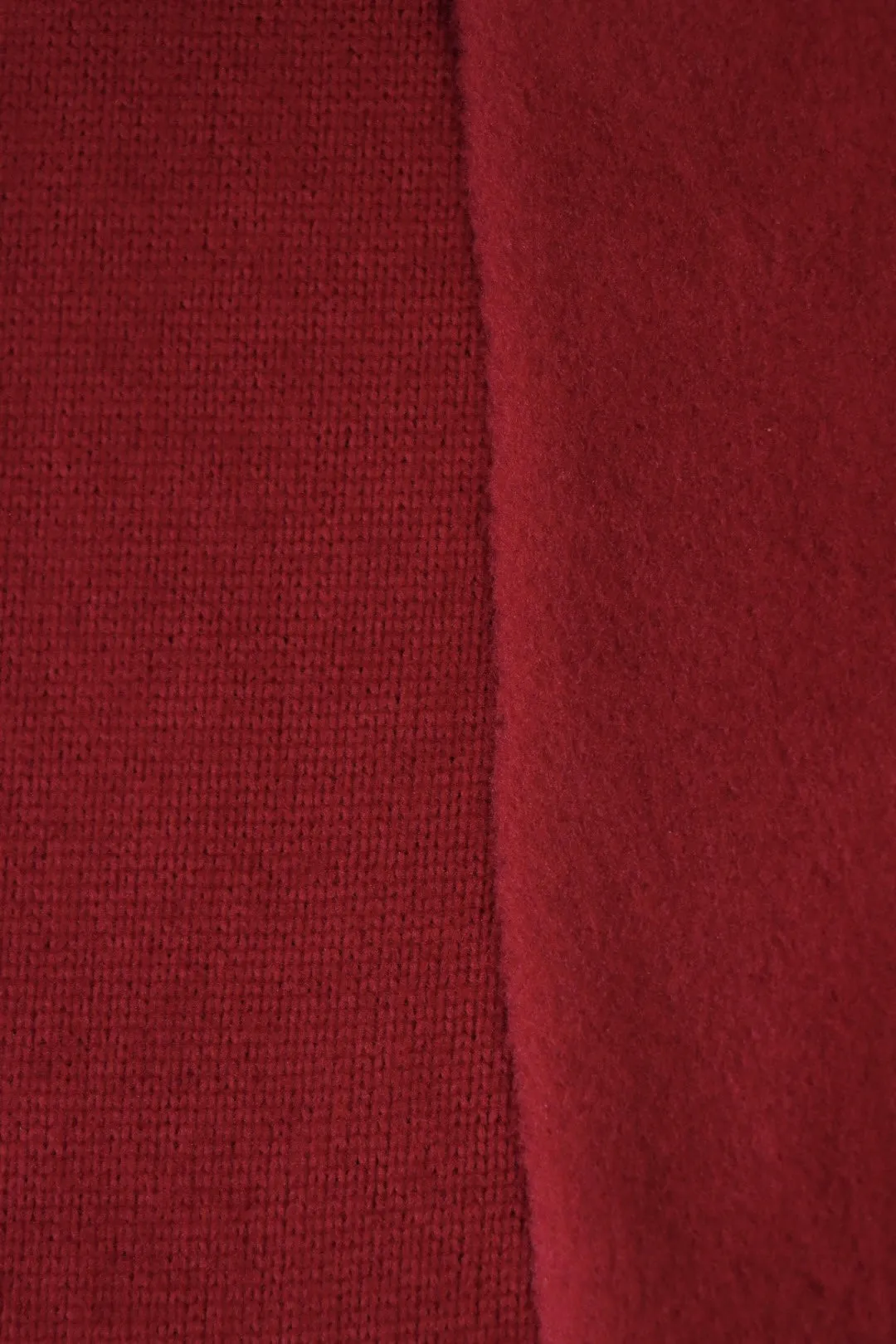 Cranberry Polartec Thermal Pro Hacci Sweater Fleece