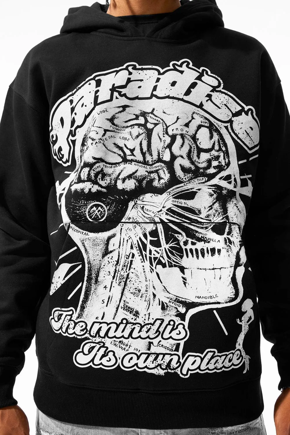 Cranial Paradise Pullover Hoodie (Black)