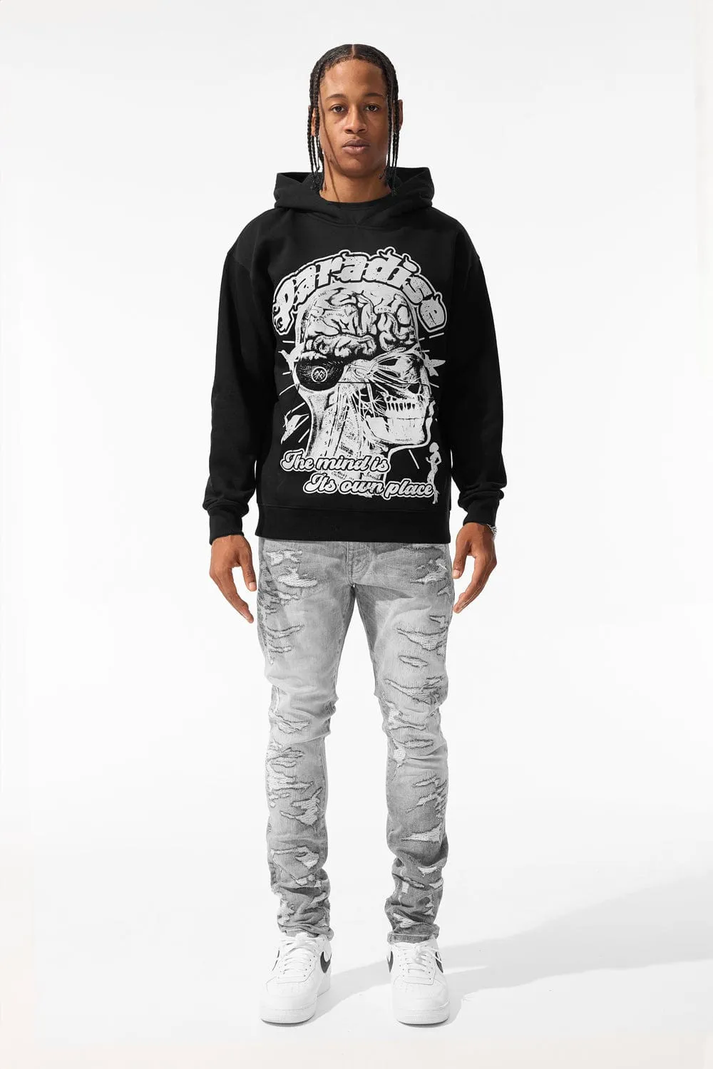 Cranial Paradise Pullover Hoodie (Black)