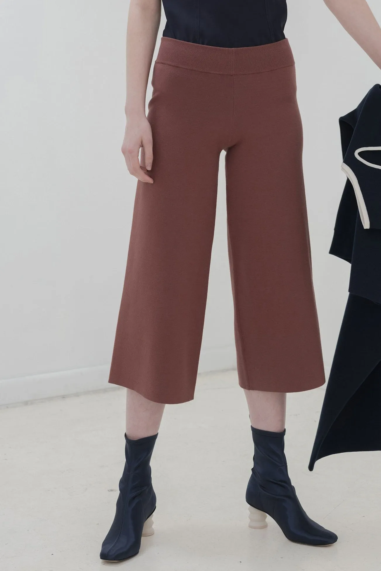 Cropped Culottes - Clay