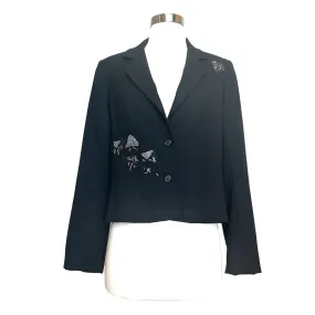 Crystal Embellished Blazer - M