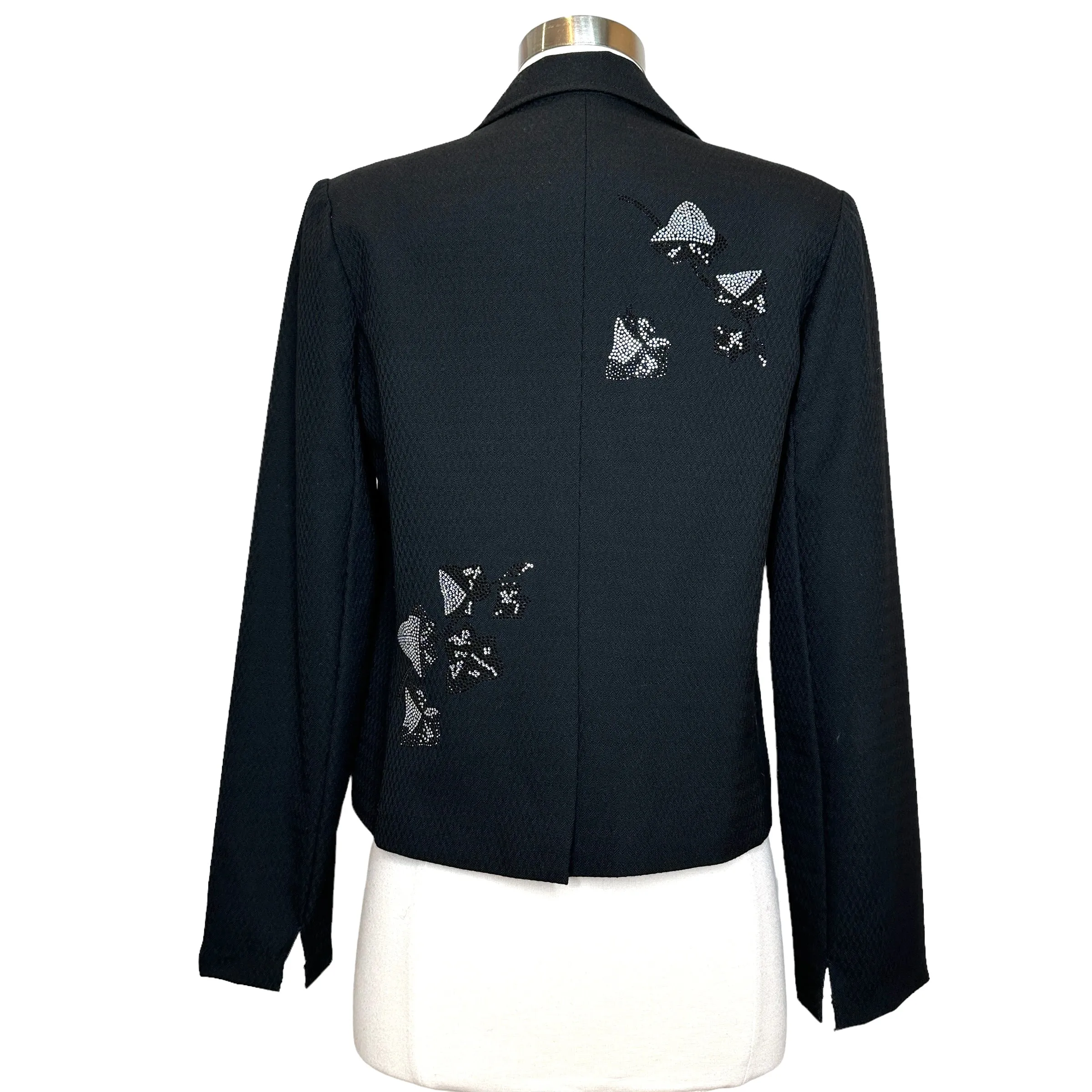 Crystal Embellished Blazer - M