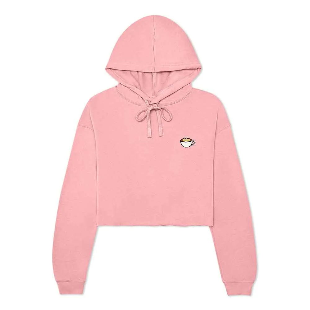 Dalix Cappuccino Cropped Hoodie