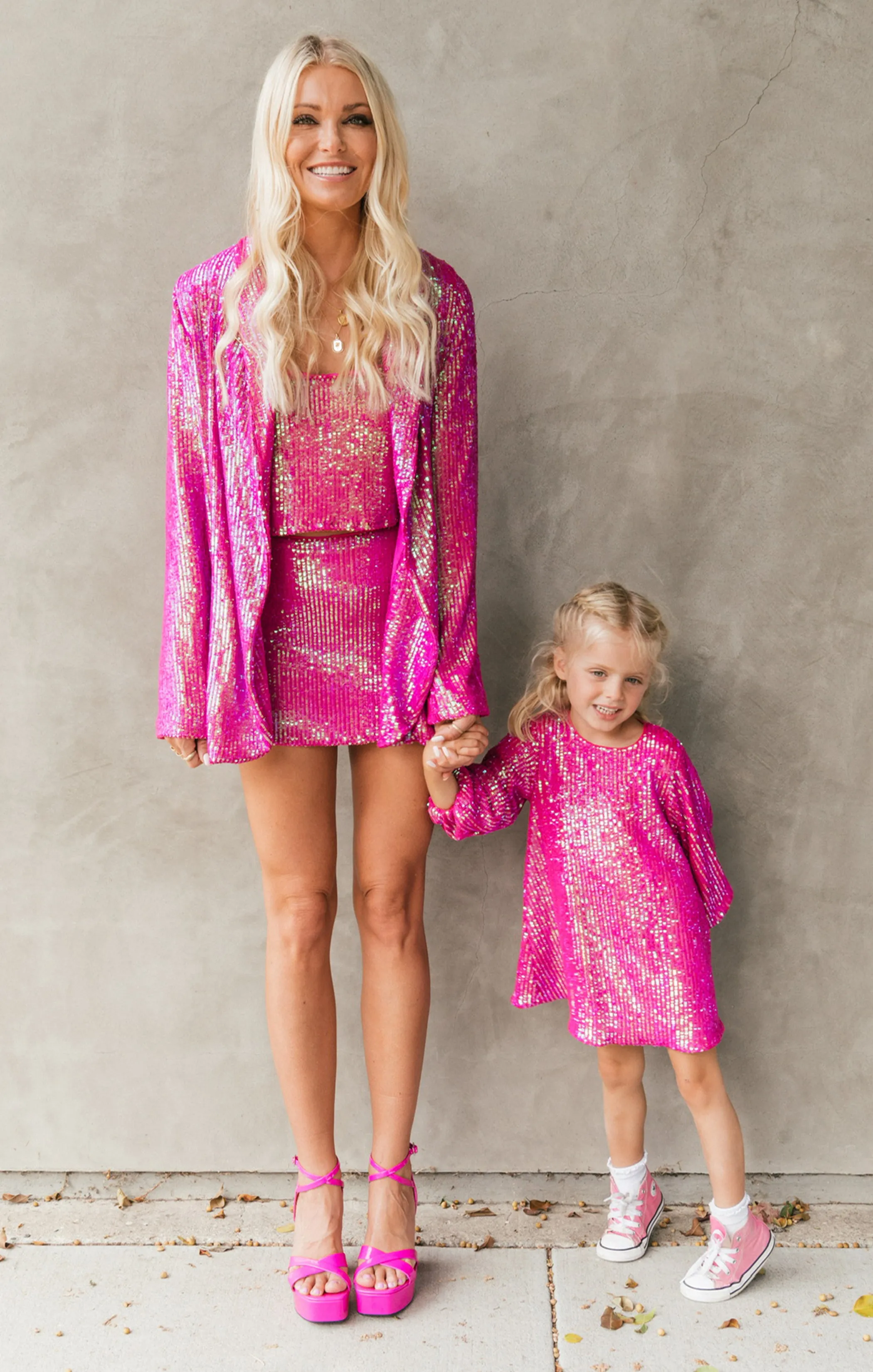 Dance Blazer ~ Pink Disco Sequin