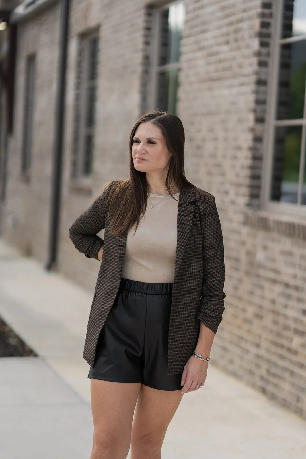 Dark Chocolate Mocha Blazer