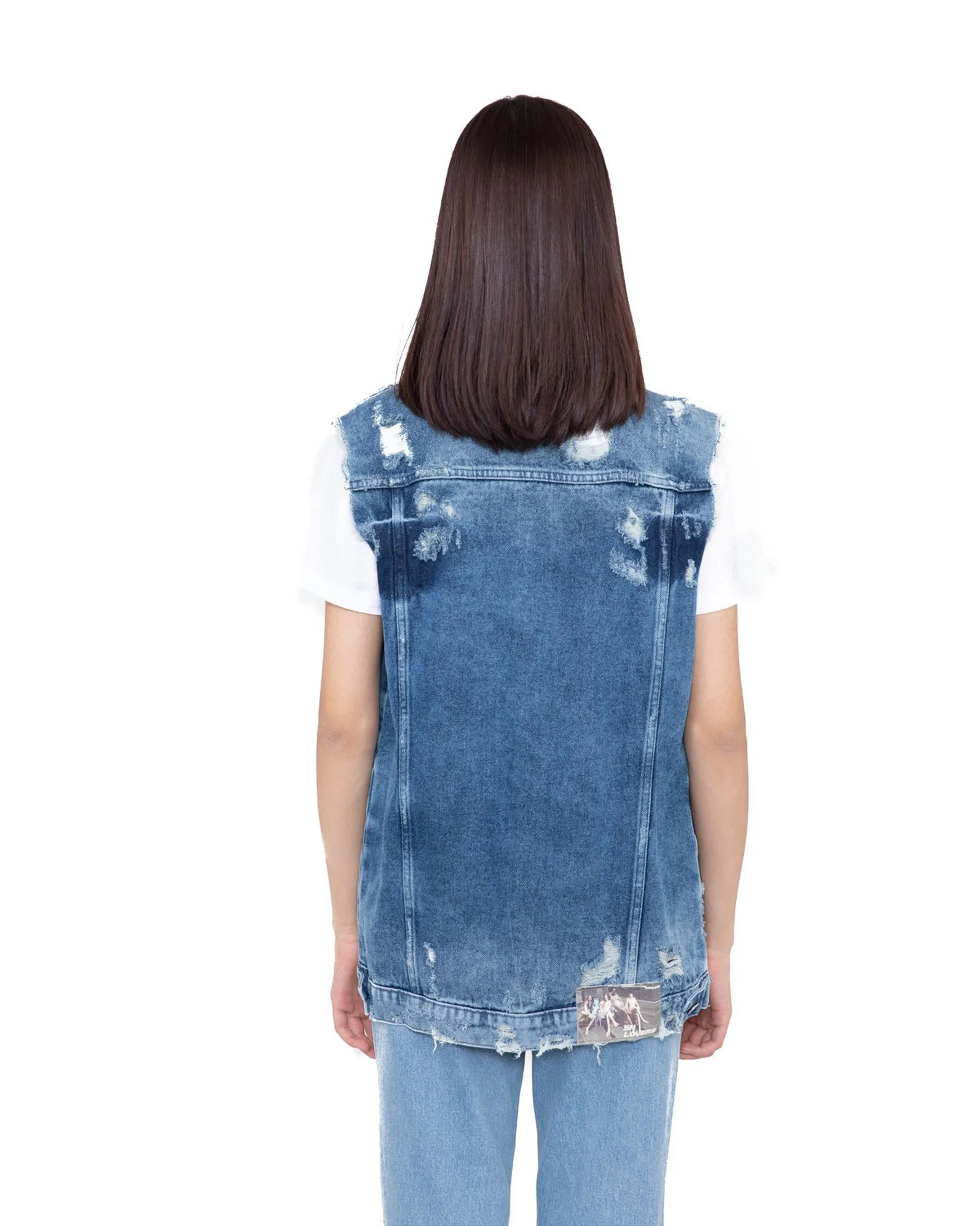 Denim gilet MOA