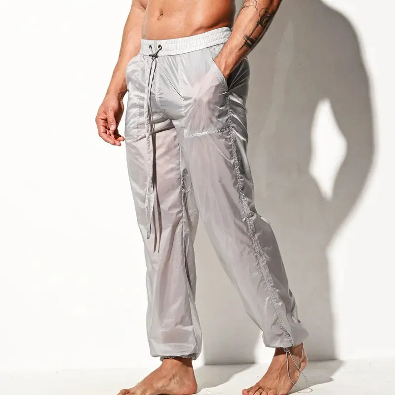 DESMIIT Mens Transparent Pants