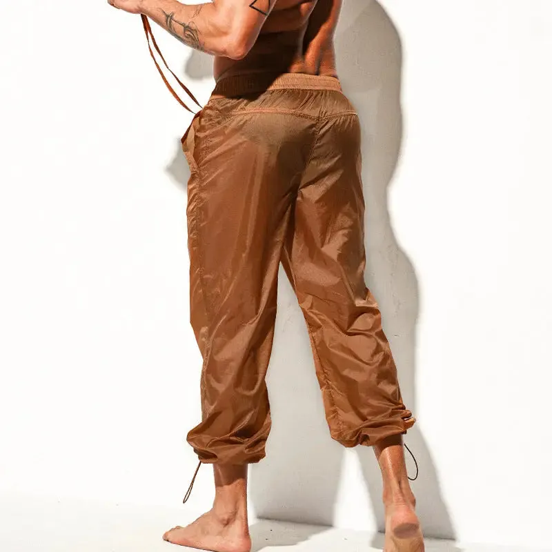 DESMIIT Mens Transparent Pants