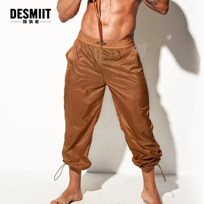 DESMIIT Mens Transparent Pants