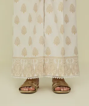 Embroidered Jacquard Culottes