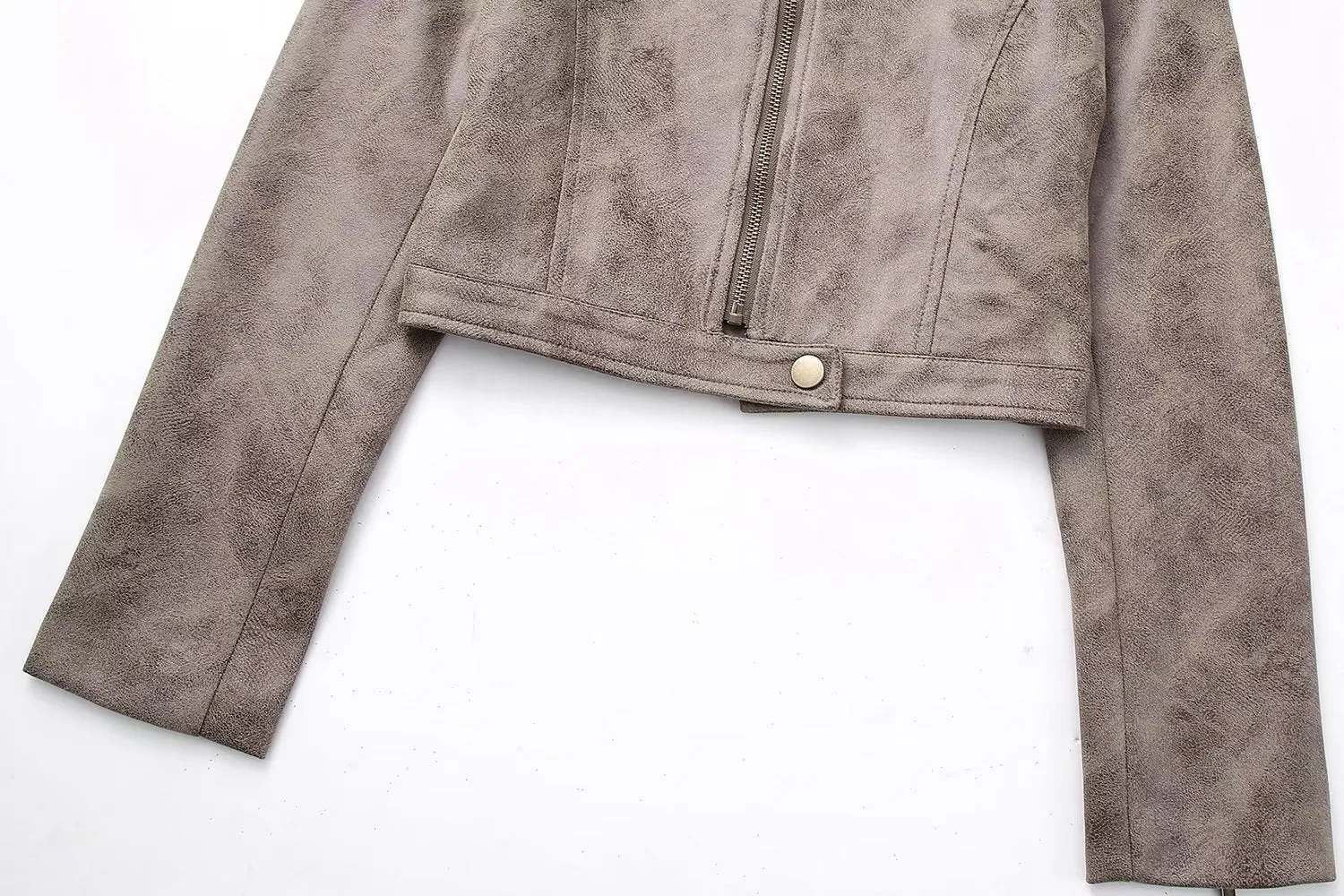 Emma Vintage Brown Leather Jacket