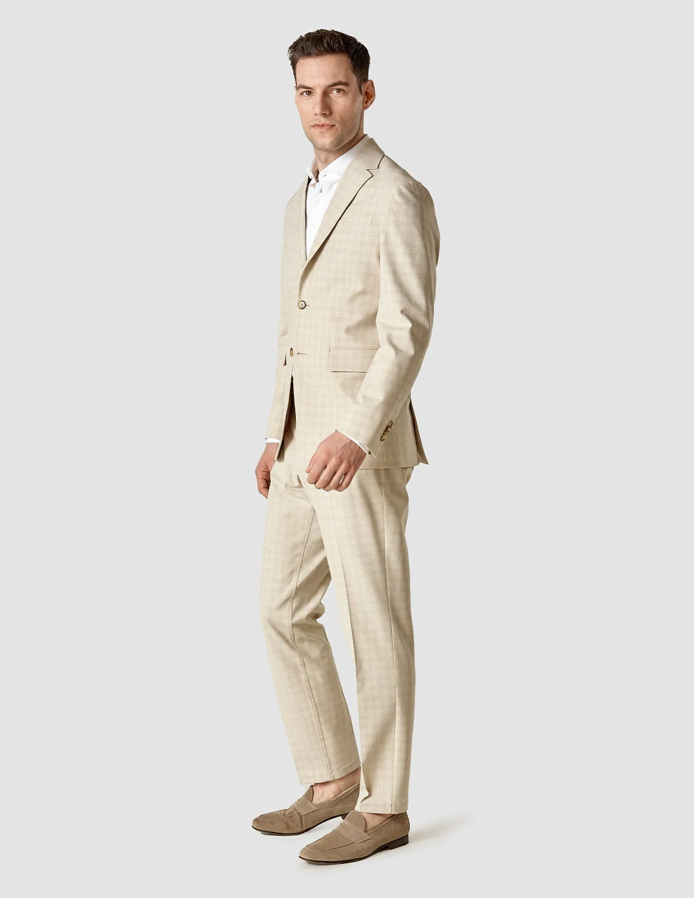 Essential Easy Blazer Regular Warm Sand