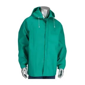 Falcon 205-420JH/XL Treated PVC Jacket with Hood - 0.42 mm