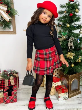 Fashion Goals Plaid Skort Set